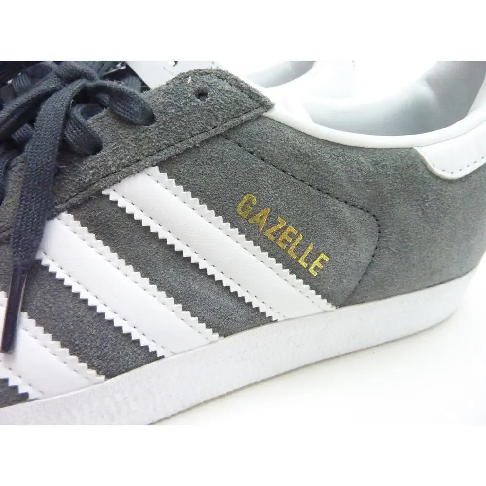 Adidas Originals Gazelle Mens Size 7 Womens 8 5 Suede Sneakers Gray White Retro